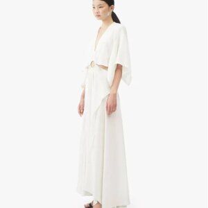 3.1 Phillip Lim Cut Out Crepe Maxi Dress
